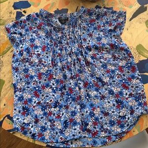 Liz Claiborne Career Petite Floral Blouse